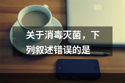 关于消毒灭菌，下列叙述错误的是