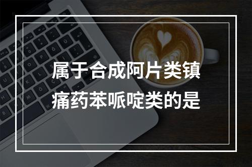 属于合成阿片类镇痛药苯哌啶类的是