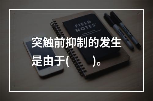 突触前抑制的发生是由于(　　)。