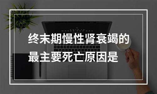 终末期慢性肾衰竭的最主要死亡原因是