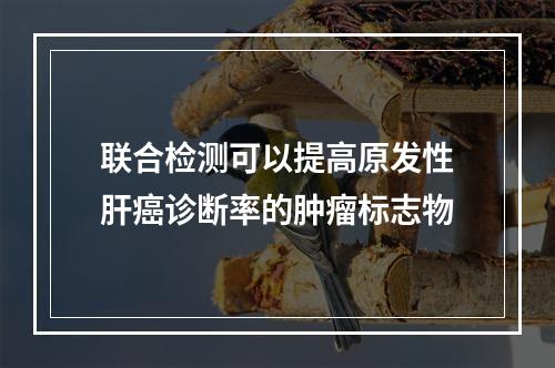 联合检测可以提高原发性肝癌诊断率的肿瘤标志物