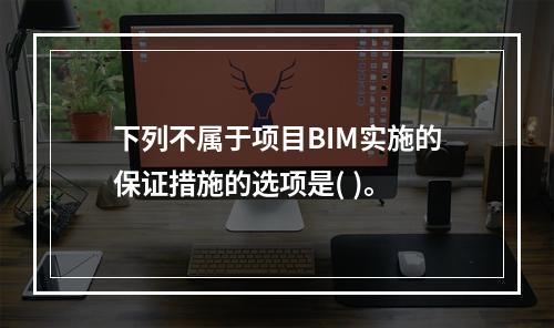 下列不属于项目BIM实施的保证措施的选项是( )。