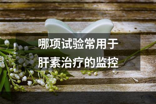 哪项试验常用于肝素治疗的监控