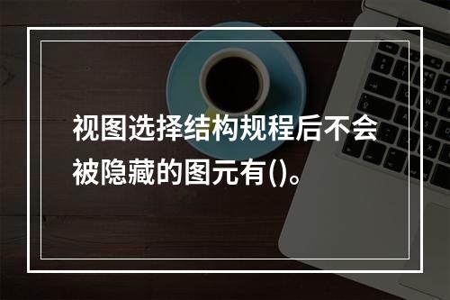 视图选择结构规程后不会被隐藏的图元有()。