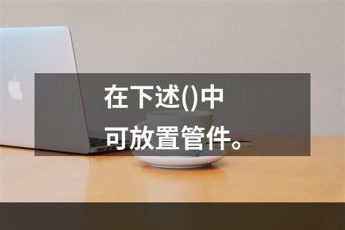 在下述()中可放置管件。