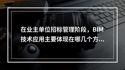 在业主单位招标管理阶段，BIM技术应用主要体现在哪几个方面？