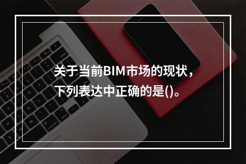 关于当前BIM市场的现状，下列表达中正确的是()。