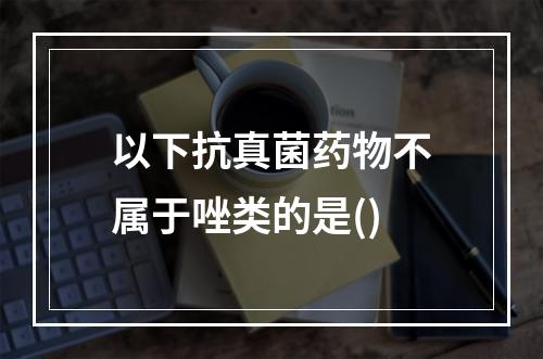 以下抗真菌药物不属于唑类的是()