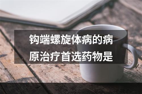 钩端螺旋体病的病原治疗首选药物是