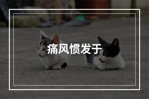 痛风惯发于