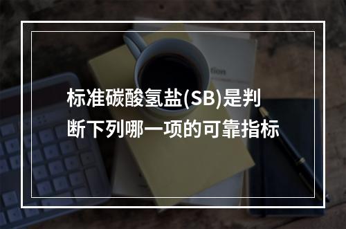 标准碳酸氢盐(SB)是判断下列哪一项的可靠指标