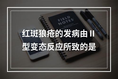 红斑狼疮的发病由Ⅱ型变态反应所致的是