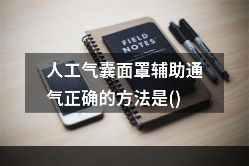 人工气囊面罩辅助通气正确的方法是()