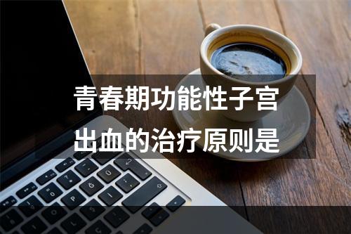 青春期功能性子宫出血的治疗原则是