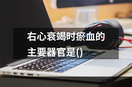 右心衰竭时瘀血的主要器官是()