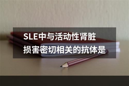 SLE中与活动性肾脏损害密切相关的抗体是