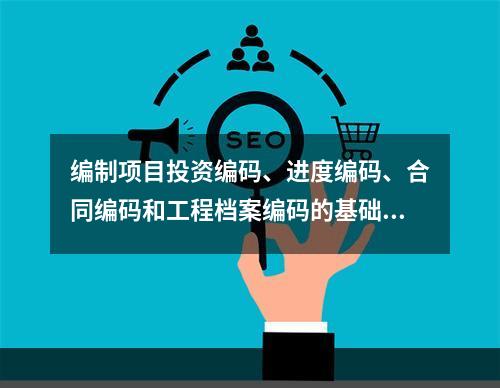 编制项目投资编码、进度编码、合同编码和工程档案编码的基础是（