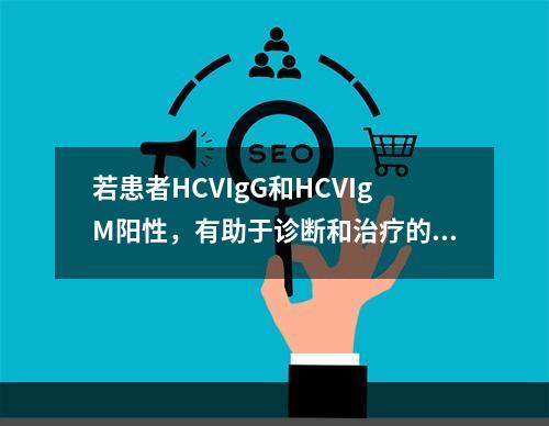 若患者HCVIgG和HCVIgM阳性，有助于诊断和治疗的检测