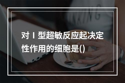 对Ⅰ型超敏反应起决定性作用的细胞是()