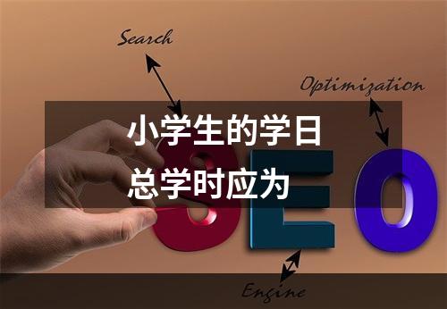 小学生的学日总学时应为