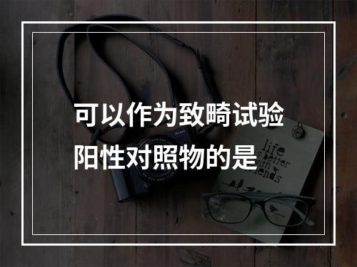 可以作为致畸试验阳性对照物的是