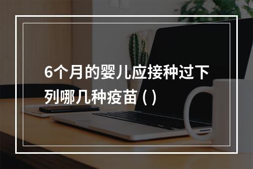 6个月的婴儿应接种过下列哪几种疫苗 ( )