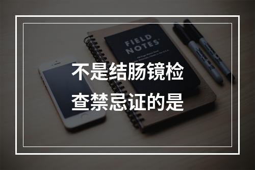 不是结肠镜检查禁忌证的是