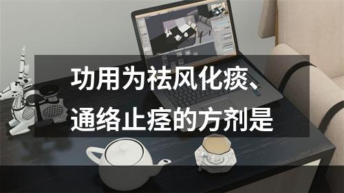 功用为祛风化痰、通络止痉的方剂是