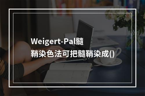 Weigert-Pal髓鞘染色法可把髓鞘染成()