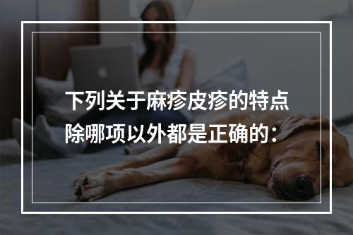 下列关于麻疹皮疹的特点除哪项以外都是正确的：