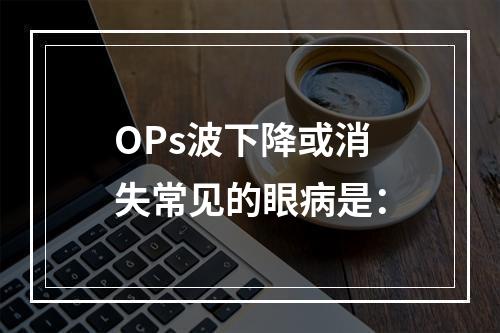 OPs波下降或消失常见的眼病是：