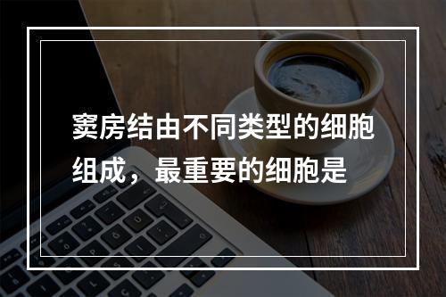 窦房结由不同类型的细胞组成，最重要的细胞是