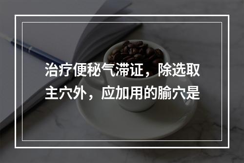 治疗便秘气滞证，除选取主穴外，应加用的腧穴是