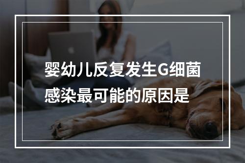 婴幼儿反复发生G细菌感染最可能的原因是