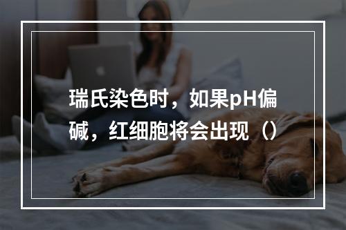 瑞氏染色时，如果pH偏碱，红细胞将会出现（）