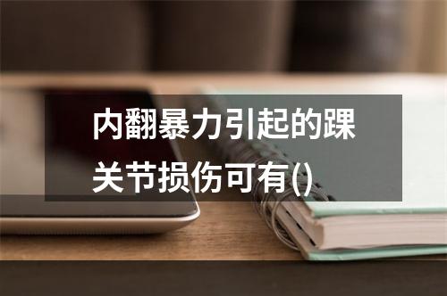 内翻暴力引起的踝关节损伤可有()