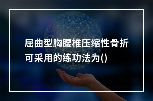 屈曲型胸腰椎压缩性骨折可采用的练功法为()