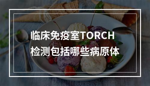 临床免疫室TORCH检测包括哪些病原体