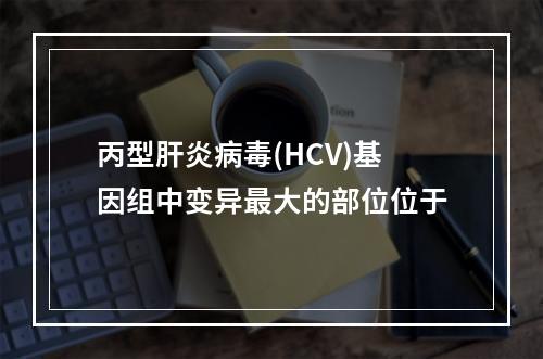 丙型肝炎病毒(HCV)基因组中变异最大的部位位于