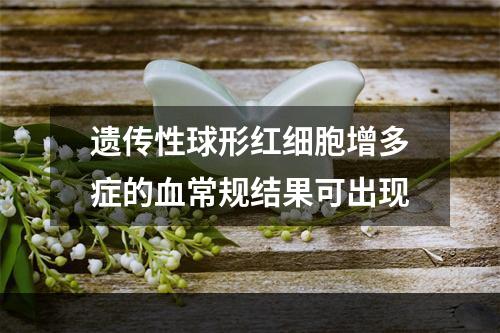 遗传性球形红细胞增多症的血常规结果可出现