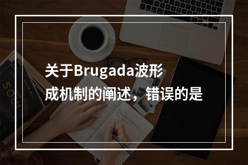 关于Brugada波形成机制的阐述，错误的是