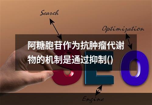 阿糖胞苷作为抗肿瘤代谢物的机制是通过抑制()