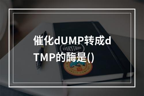 催化dUMP转成dTMP的酶是()