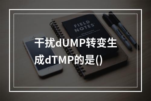 干扰dUMP转变生成dTMP的是()