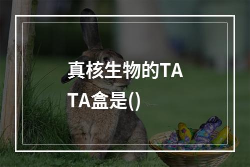 真核生物的TATA盒是()