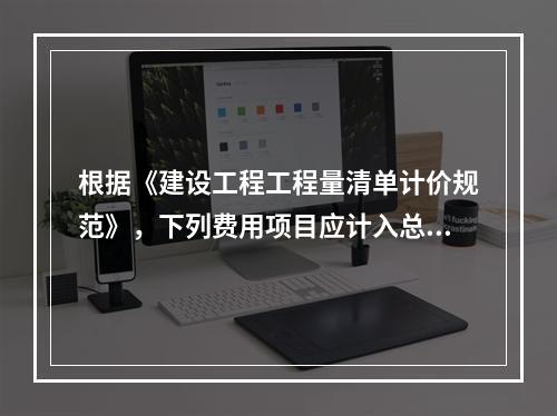 根据《建设工程工程量清单计价规范》，下列费用项目应计入总承包