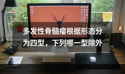 多发性骨髓瘤根据形态分为四型，下列哪一型除外