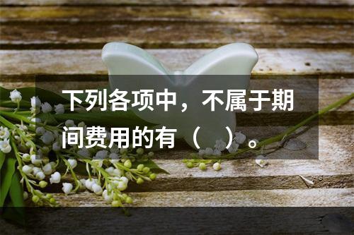 下列各项中，不属于期间费用的有（ ）。