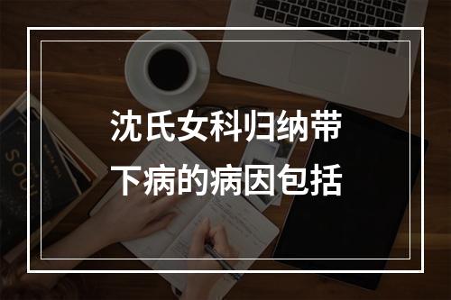 沈氏女科归纳带下病的病因包括