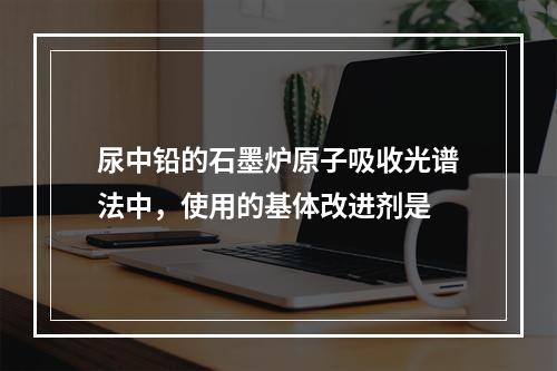 尿中铅的石墨炉原子吸收光谱法中，使用的基体改进剂是